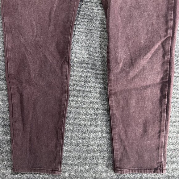 American Eagle Outfitters  Womens 14 High Rise Jegging Purple Cotton Stretch - Picture 2 of 9
